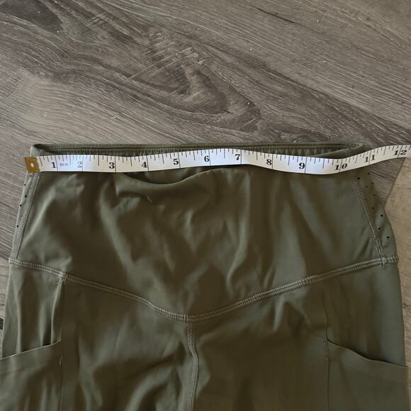 Varley Always High-Rise Pocket Leggings Olive Green XS - Picture 5 of 9